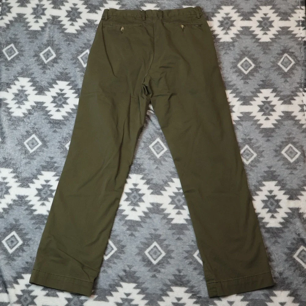 Polo Ralph Lauren Stretch Classic Fit Chinos Olive Green Mens 30/32 Pants